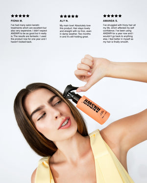 At-home keratin treatment kit